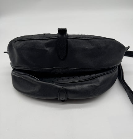 Louis Vuitton limited edition Saumur crossbody perforated black bag