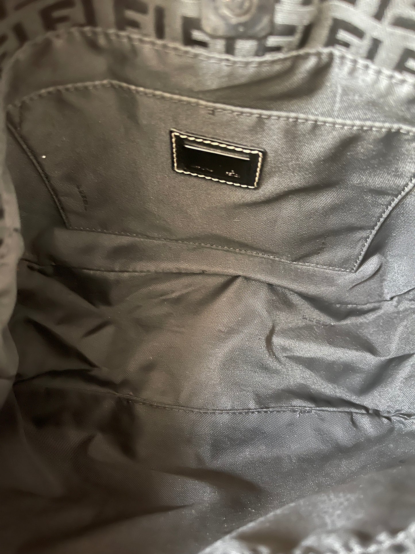 Fendi mini cloth shoulder bag