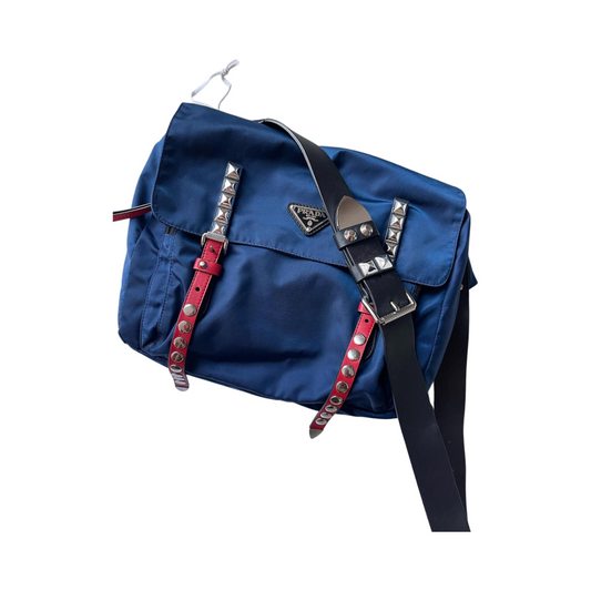PRADA  re edition studded crossbody bag