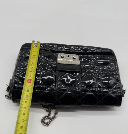 Dior miss Dior patent crossbody leather bag