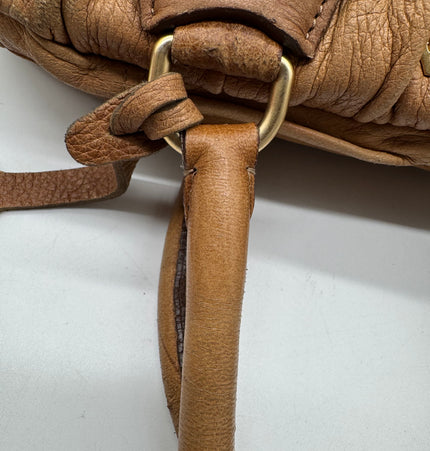 Dior deer skin leather bag