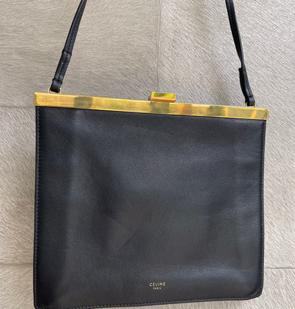 Celine clasp crossbody bag