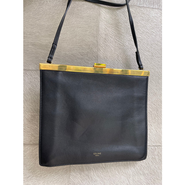 Celine clasp crossbody bag