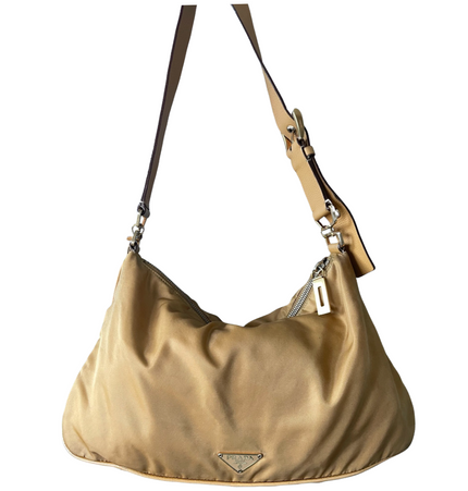 PRADA  cloth shoulder bag