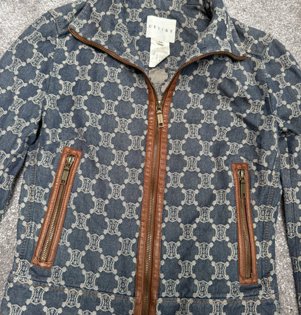 Celine triomphe denim jacket