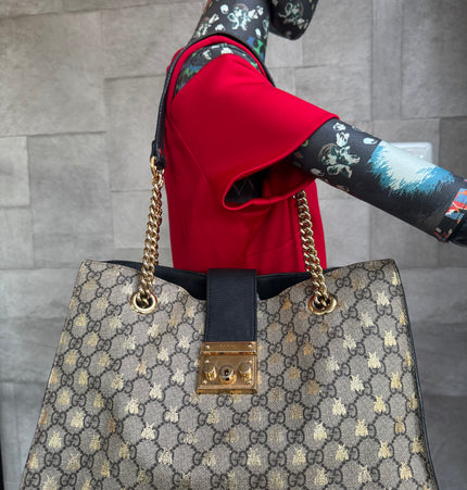 Gucci bee padlock shoulder bag