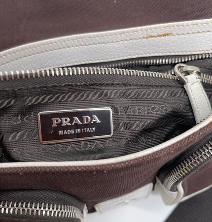 Prada pocket shoulder bag