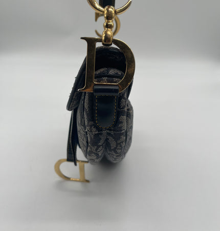 Dior Saddle Denim Schultertasche