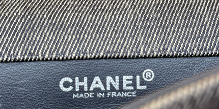 Chanel east west chocolate bar shoulder bag
