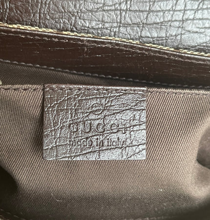 Gucci horse bit shoulder bag
