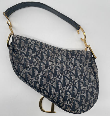 Dior Saddle Denim Schultertasche