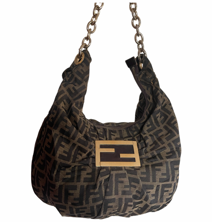 FENDI  large zucca shoulder bag