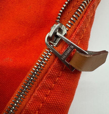 Hermes cloth handbag