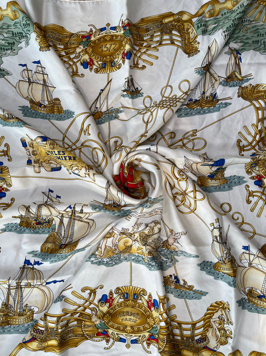 Hermes silk scarf Voiles de Lumiere