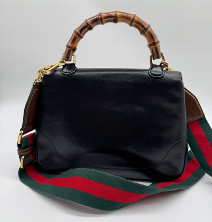 Gucci bamboo top handle vintage handbag