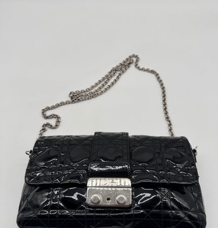 Dior miss Dior patent crossbody leather bag