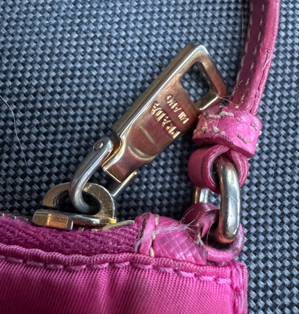 Prada Pink Nylon Mini Pochette