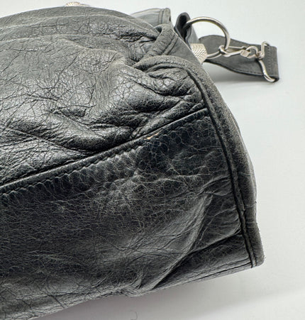 Balenciaga city mettalic shoulder bag