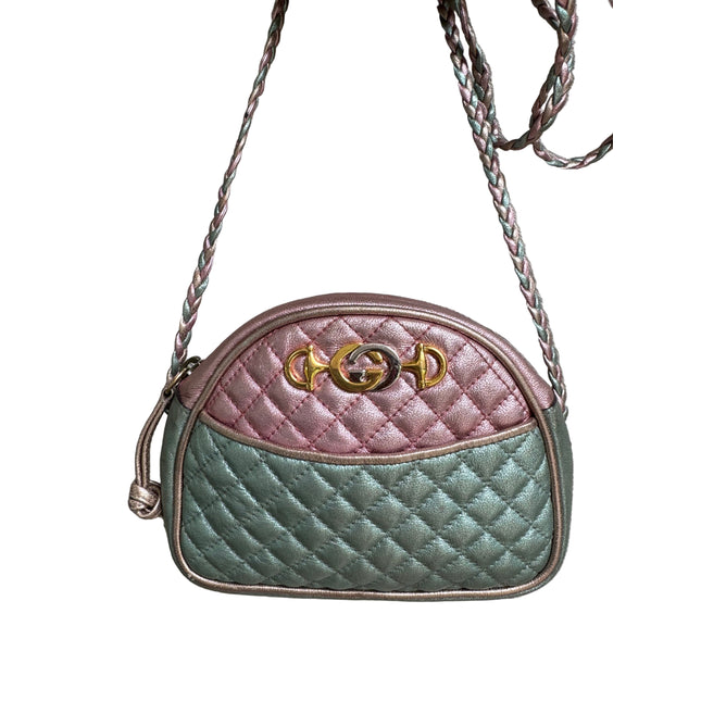 Gucci laminated crossbody bag