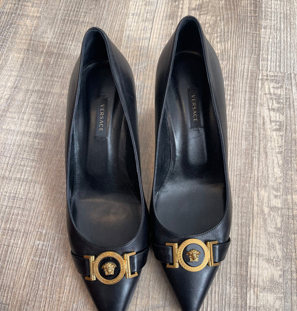 Versace kitten heels