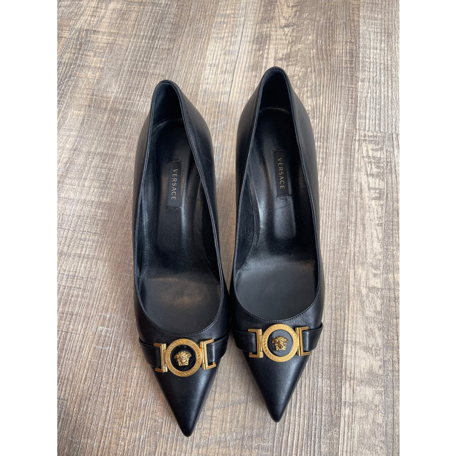 Versace kitten heels