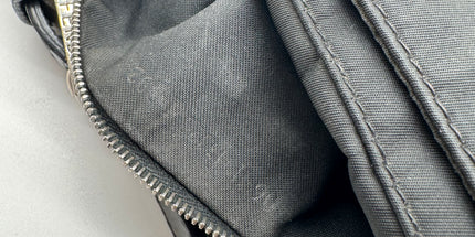 Fendi cloth logo shoulder bag