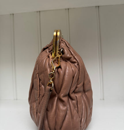 Miu Miu kiss lock crossbody bag