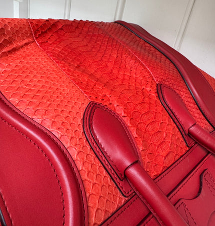 Céline phyton leather Luggage Tote 