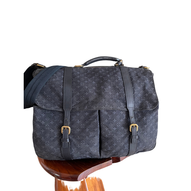 Louis Vuitton large denim laptop bag