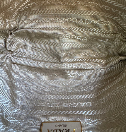 Prada saffiano mini crossbody bag