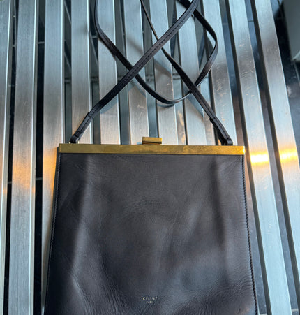 Celine clasp crossbody bag