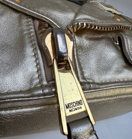 Moschino biker crossbody bag