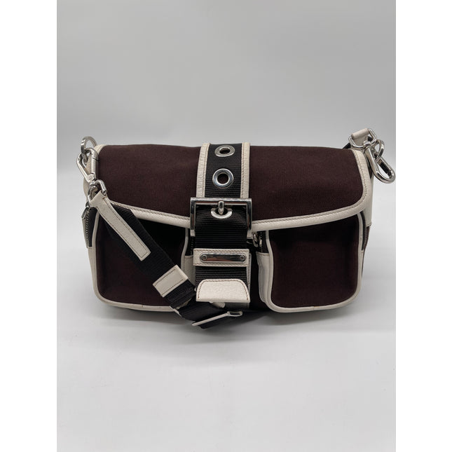 Prada pocket shoulder bag