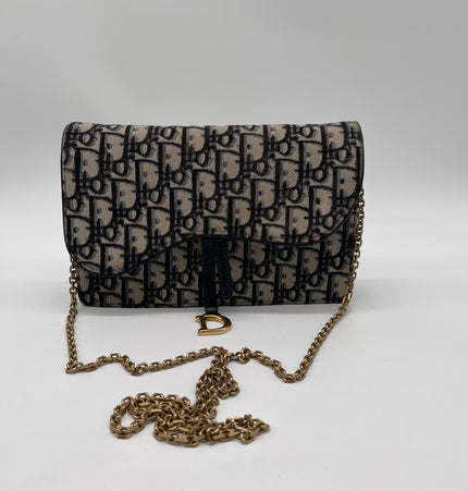 Dior Saddle rectangular denim crossbody bag