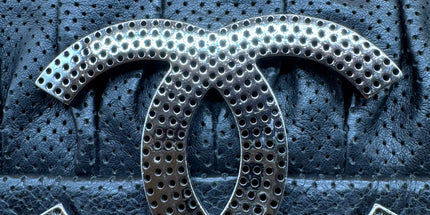 Chanel crossbody perforated flap bag