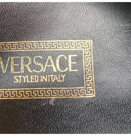 Versace medusa head shoulder bag with wallet