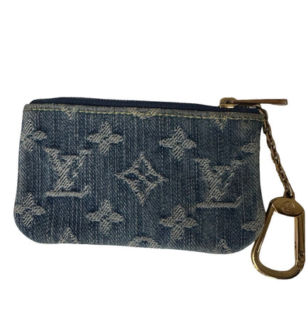 Louis Vuitton Monogram Denim Key Pouch