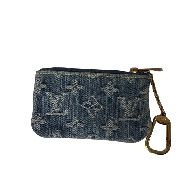 Louis Vuitton Monogram Denim Key Pouch