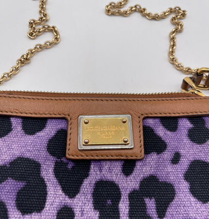 Dolce and Gabbana mini denim crossbody bag