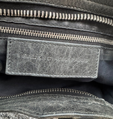 Balenciaga city mettalic shoulder bag