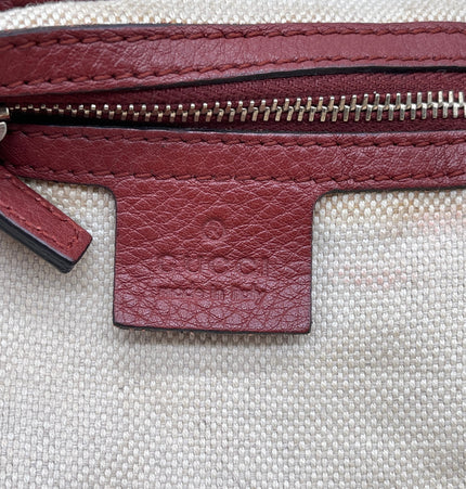 Gucci horsebit large cloth shoulder bag