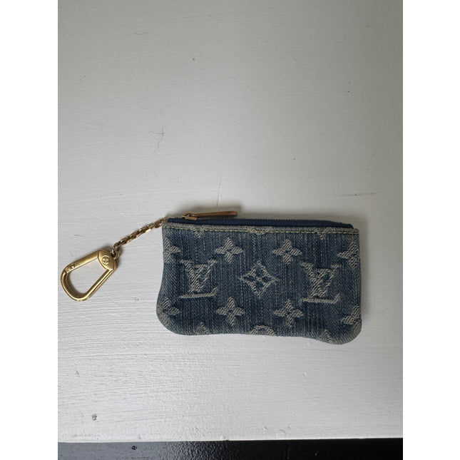 Louis Vuitton Monogram Denim Key Pouch