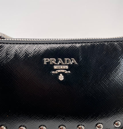 PRADA mini saffiano leather shoulder bag
