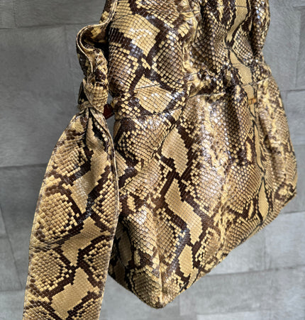 Prada phyton shoulder bag