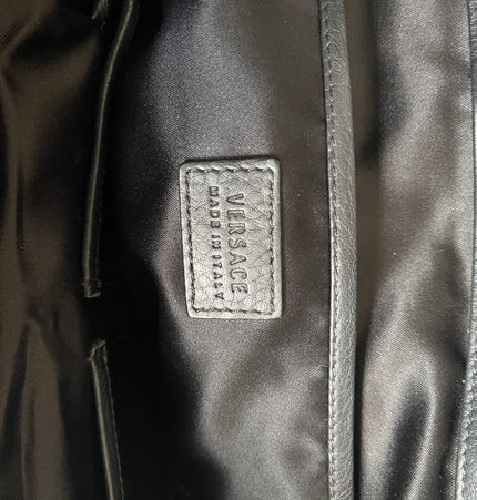 GIANNI VERSACE medusa head leather bag