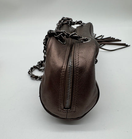 Chanel metallic shoulder bag