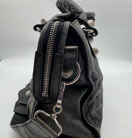 Balenciaga city mettalic shoulder bag