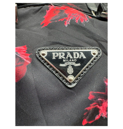 Prada light weight Floral travel bag