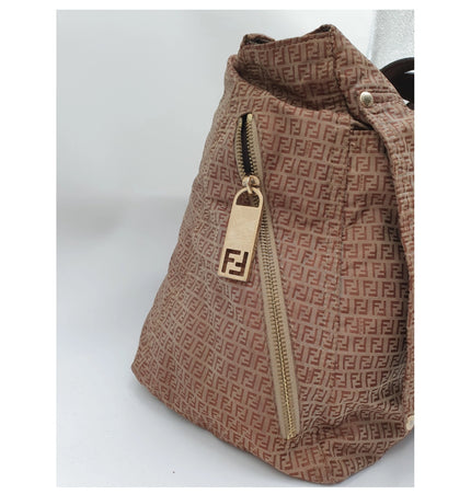 Fendi large cloth tote bag