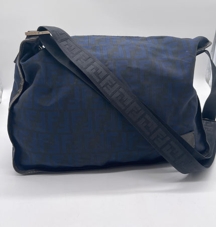 Fendi FF cloth messenger bag